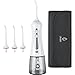 Lavany Water Flosser Cordless Oral Irrigator Professional Rechargeable Portable Dental Water Jet With 4 Jet Tips For Braces and Teeth Whitening,Travel and Home Use