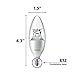 Philips LED Dimmable Soft White Light Bulb with Warm Glow Effect