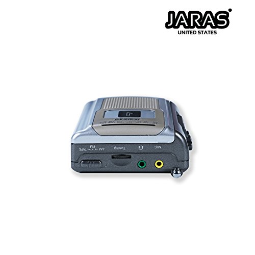 Jaras-Limited-Edition-Portable-AMFM-Radio-Personal-Cassette-Player-Compact-Lightweight-Design-Stereo-AMFM-Radio-Cassette-PlayerRecorder-Built-in-Speakers