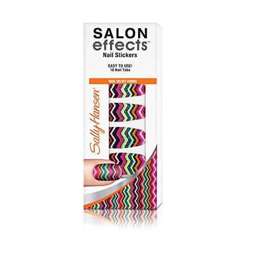 Sally Hansen Salon Effects Couture Nail Stickers, Fab-Ric, 18 Count