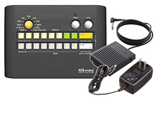 KORG KR mini KORG RHYTHM [KR-MINI] + 純正ACアダプター KA350 + フットスイッチ PS-3 セット商品画像
