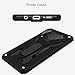 AFARER Case Compatible with Samsung Galaxy A50 6.4 inch, Military Grade 12ft Drop Tested Protective Case with Kickstand,Military Armor Dual Layer Protective Cover - Black