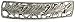 1928 Jewelry Rectangular Floral Bar 4 Inch Hair Barrette Clip For Women, (1 Pcs)