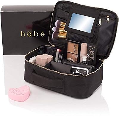habe travel makeup bag with mirror AMIRO 5 Level Brightness&3 Color LED Mirror, M2 Pink Mirabella Beauty Pro Makeup Kit Travel Bag with LED Mirror your ultimate solution for organized JUSRON Travel Cosmetic Bag with
