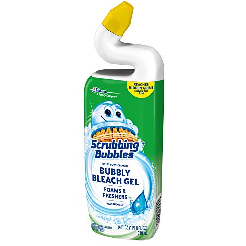 Scrubbing Bubbles Bubbly Bleach Gel Toilet Bowl Cleaner, Extended Neck to ensure Freshness