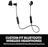 Decibullz - Custom-Fit Bluetooth Wireless Headphones, The First Custom Molded Wireless/Bluetooth Earphones (Black)