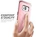 Galaxy S8+ Plus Case, Clayco [Helios Series] Premium Hybrid Protective Case for Samsung Galaxy S8+ (Pink)