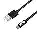 TUDIA USB Type C Cable, USB-C to USB-A Fast Charging Cable 3.3 Feet (1 Meter) - Black