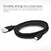 USB 2.0 Cable, Micro-USB to USB USB 2.0 Cable, GearIt (1 Foot 0.3 Meters) (2 Pack) High-Speed A Male to Micro B for Smartphones/Mobile Phone/Tablets / MP3 Players/Cameras/PDA - Black