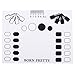 Born Pretty Silicone Nail Art Stamping Mat Workspace Stamp Plate Washable Pad Table Transfer Tools Use with Nail Lacquer Polish