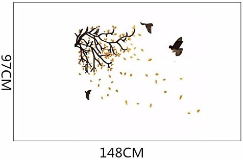 Ghaif Light tree acrylic 3d tv sofa bed rooms are decorated in a background paper self-adhesive,A2,14897CM Removable For bedroom living room kitchen TV background wall bathroom dormitory office