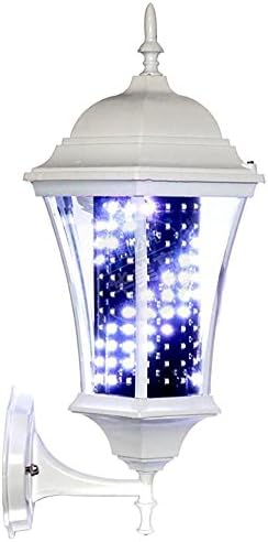 LED Retro Barber Pole Porch Light Salon Illuminated Rotating for Professional Hairdresser Salon Shop Sign Blue White Red Stripes, 2