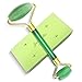 Jade Roller Facial Massager, Lifebee Original 100% Natural Himalayan Jade with Double Ball - Anti Aging, Therapy, Neck Healing, Face Slimming - Massage Tool
