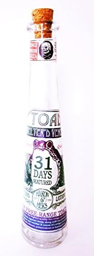 TOAD VENOM Glass Bottle CORK fake Poison medicine Witch Wizard Warlock Elixer