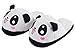 Coxeer Unisex Cute Cartoon Cotton Panda Stripe Slippers (Panda Cute (Euro 36-39))