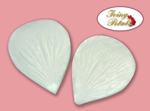 Rose Petal Silicone Double Veiner Set By Icing Petals