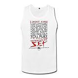 Men's CT FLETCHER I Don't Care Fall Out Boy Athletic Tank Top Shirts Cotton-padded Waistcoat