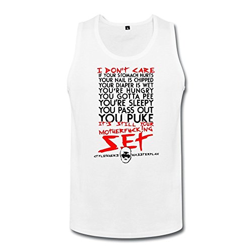 Men's CT FLETCHER I Don't Care Fall Out Boy Athletic Tank Top Shirts Cotton-padded Waistcoat