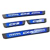 4Pcs Auto Roestvrij Staal Instaplijsten Kick Platen, voor Mazda Cx-5 Cx5 Cx 5 Protector Plaat Pedaal Buitenste Platen…