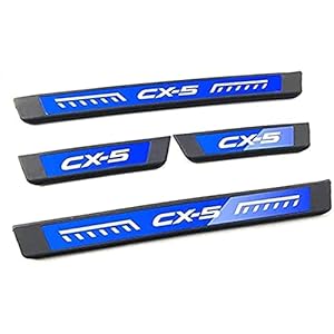4Pcs Auto Roestvrij Staal Instaplijsten Kick Platen, voor Mazda Cx-5 Cx5 Cx 5 Protector Plaat Pedaal Buitenste Platen…