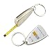 Wintape Silver Tone Metal Keychain Self Retractable Steel Blade Tape Measure 1M 3FEET