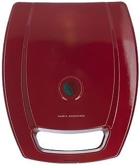 Cooks Essentials Nonstick Pancake Quesadilla and Omelet Maker - Red