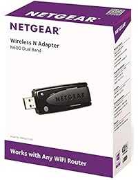 Netgear - Adaptador WiFi USB N600 802.11n de doble banda Plug & Play (reacondicionado certificado)