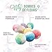 French Bath Bombs Best Gift for Women and Girls 12-100% all Natural - Fresh Fizzy Floral Essential Oils Scents - Rose Lavender Mint Chamomile + Shea Butter + Aloe Best Vegan Spa Day Kit (Dozen)