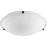 Quorum 3000-20-86 Transitional Four Light Ceiling Mount from Ceiling Mount Collection in Bronze/Dark Finish,