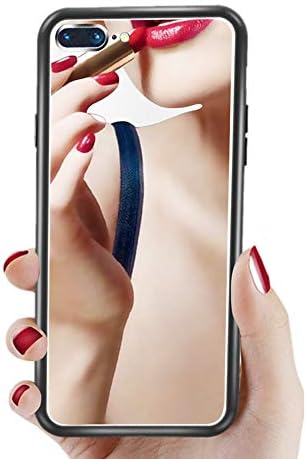 [Updated Version] Real Mirror Case Luxury Clear Back Mirror Shock-Absorption TPU Bumper Case Anti-Scratch Bright Reflection Protective Case Cover for Apple iPhone (6/6s)