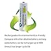 GEILIENERGY Solar Light AA Ni-CD 1000mAh Rechargable Batteries,AA Rechargeable Batteries for Solar Lights Solar Lamp(Pack of 4)