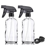 Glass Spray Bottle, Niuta 16 OZ Clear Glass Empty