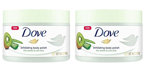 dove exfoliating body polish body scrub kiwi & aloe