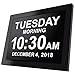 American Lifetime [Newest Version] Day Clock - Extra Large Impaired Vision Digital Clock with Battery Backup & 5 Alarm Options