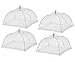 BUGGS OFF (4 pack) Large Pop-up Mesh Screen Food Cover keep flying insects away from your food