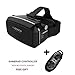 Goeco 3D VR Headset with Controller Virtual Reality Glasses for Iphone 7Plus,Samsung S7 and all 3.5 - 6.0