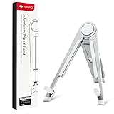 Tripod Stand for Nintendo Switch, iVAPO Portable Aluminum Smartphone Dock Cellphone Cradle Universal Stand Holder for iPhone 7/7 Plus/6 /6 Plus , iPad Mini 1/2/3/4, Nintendo Switch(2017)-Silver