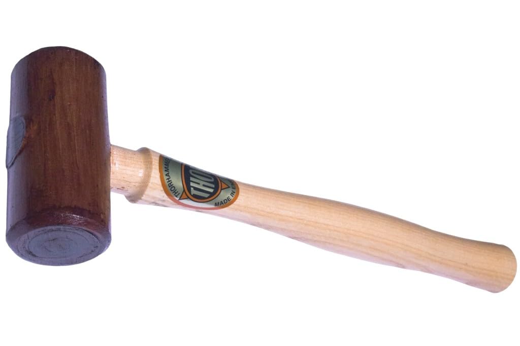 Thor 108 Rawhide Mallet Size 0, Brown