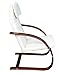 Niche Mia Reclining Bentwood Chair,Mocha Walnut/Beige