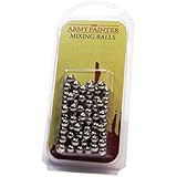The Army Painter Paint Mixing Balls - Rust-Proof Stainless Steel Paint Mixing Balls for Mixing Model Paints - Stainless Steel Mixing Agitator Balls and Paint Balls, 5.5mm - apr. 0.22in, 100 Pcs