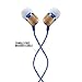 House of Marley Smile Jamaica Wired Noise Isolating Headphones with Microphone (Denim)
