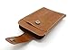 Brown Retro Premium Leather Pouch Sleeve Double Pockets Belt Case Bag Holster for iPhone 6S Plus,iPhone 6 Plus,Galaxy Note3,Note 4,Note 5,Moto Google Nexus 6,HTC ONE M9,LG V10