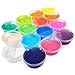 Big Crystal DIY Slime Kit for Kids - 15 Colors Super Slime Supplies Pack - Ultimate Slime Making Kit for Girls Boys - Make Your Own Slime Clear Crunchy Glitter Foam Fruit Slice Slime Kits for Kids