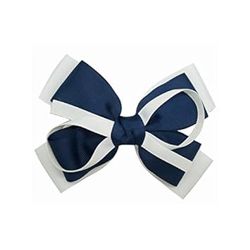Amazon Com 2pcs 5 5 Inch Boutique Grosgrain Ribbon Hair Bow