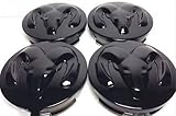 Autocaps Gosweet DR063 4X Brand NEW Dodge Black Wheel Center Hub Caps 2.5