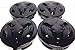 Gosweet 4X Brand NEW Four Pcs Set For Dodge Black Wheel Center Hub Caps 2.5