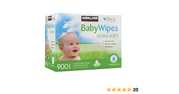 kirkland baby wipes 900