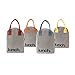 Fluf Zipper Lunch Bag, Organic Cotton (Pumpkin Zip)