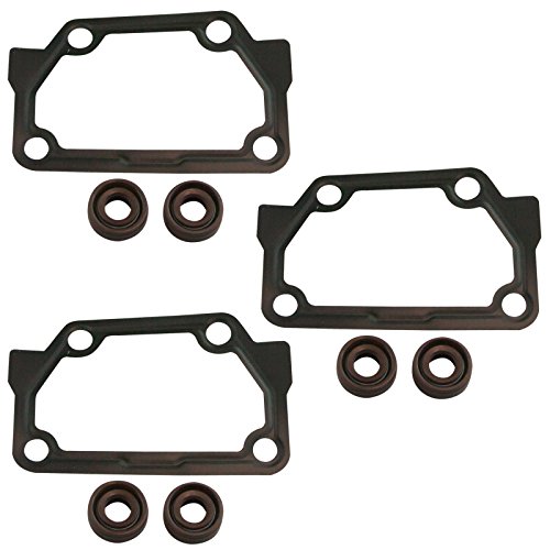 Set of 3 Yamaha Exhaust Power Valve Gasket & Shaft Seal Kit GP1200-R XLT1200 - Thumbnail 2