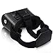 CUDEVS 3D VR Glasses,VR Headset Virtual Reality with Adjustable Len for iPhone 5 5s 6 6s 7 plus Samsung S5 S6 Edge Note 3 4 5 and 3.5-6.0 inch Smartphone for 3D Movies and Games (VR with Remote)
